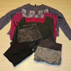 Bundle Lot Nike Pink MPG All In Motion leggings 7 piece
